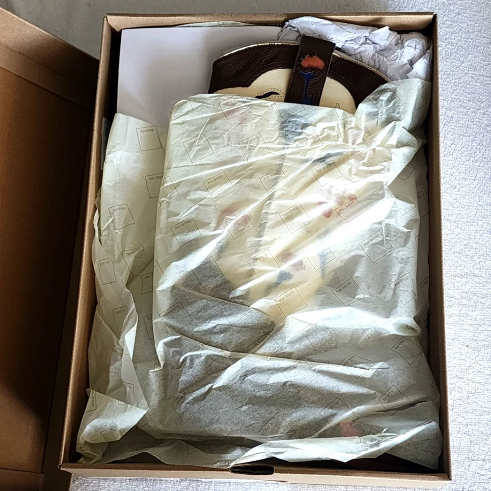 Dolce Vita NIB Women's Lassie Espresso Leather Embroidered Western Boots. Size 9 - Picture 7 of 11